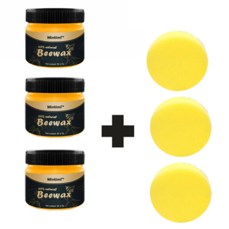 Cera Madeira Viva - Beewax restaura madeira.