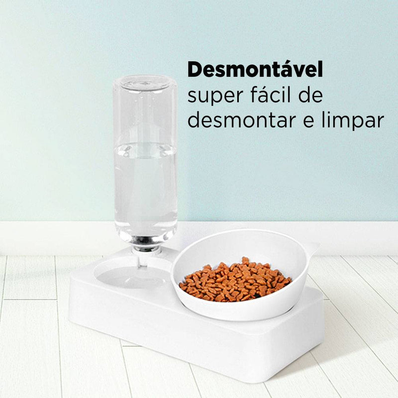 Tigela Ortopédica 2 em 1 Anti-Vômito  Pet Cuidado